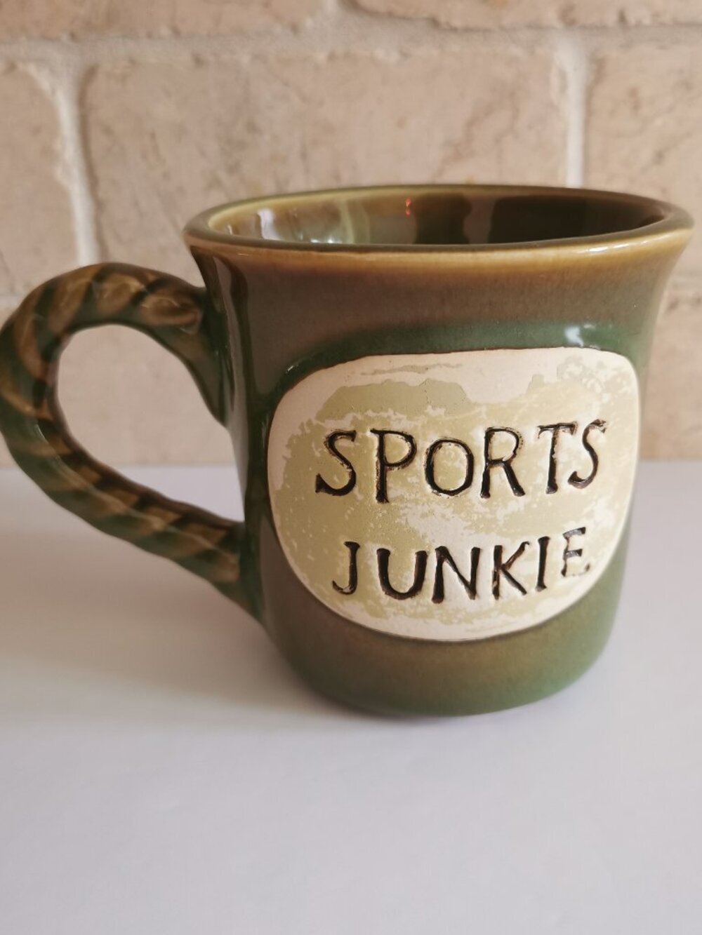 Sports Junkie Mug Handmade Pottery Gift for Dad Gift for Him Coffee Mug